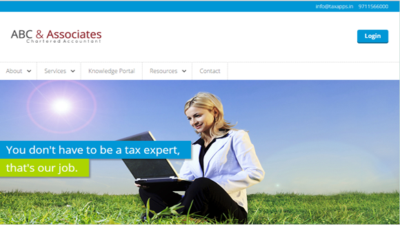 Taxapps Website Design 563