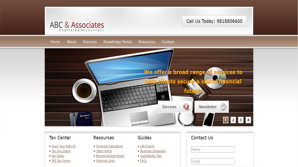 Taxapps Website Design 545